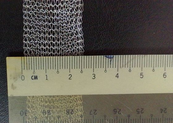 Durable Stainless Steel Woven Single Strand Knitted Wire Mesh Tube For Filtration