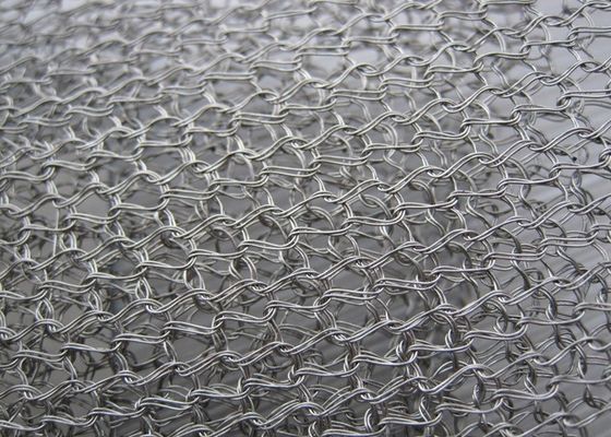 Stainless Steel Wire Diameter 0.08mm-0.3mm Knitted Fabric For Liquid Air Filter