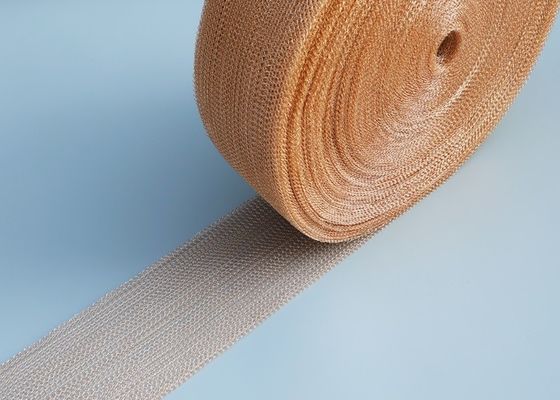 Galvanized Wire Knitted Mesh Rolls Heat Resistant Against Corrosion