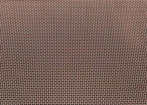 Nonmagnetic Red Copper Colour Filter Wire Mesh For Various Industries