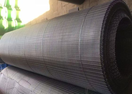 Epoxy Coated Quarry Stainless Steel Woven Screen With Selvage Edge Preparation And High Tensile Strength