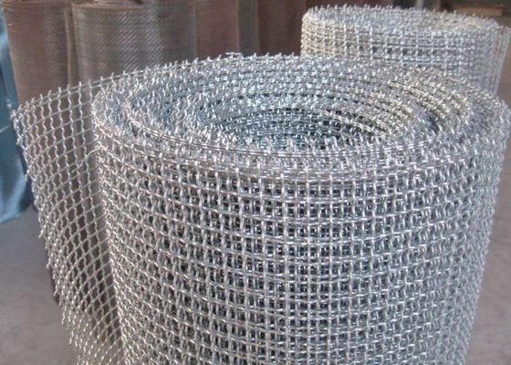 High Tensile Strength Carbon Steel Woven Wire Mesh Screen with 1mm - 100mm Opening Size and Square Hole Shape for Industrial and Mining Use