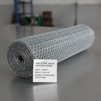 Agricultural Woven Wire Mesh Screen Width 1 Meter Weight 0.5 Kg Per Square Meter Durable and for Industrial Applications