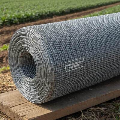 Silver Woven Wire Mesh Screen Built for High Corrosionresistance Agricultural and Enhanced Longevity in Harsh Conditions