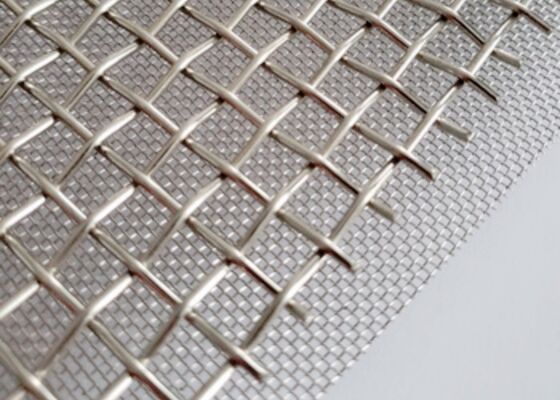 Crimped Wire Mesh Woven Wire Mesh Screen Designed with Plain Weave and Twilled Weave Offering Performance in Industrial