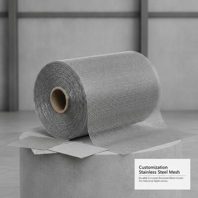 Customization Stainless Steel Mesh Woven Wire Mesh Durable Corrosion Resistant Metal Screen for Industrial Applications
