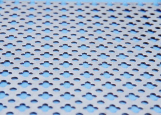 Tensilestrength 250 to 550 MPa Punched Metal Sheet with Openarea 10 to 70 Percent and Customized Plate Size Width from 50mm to 2000mm