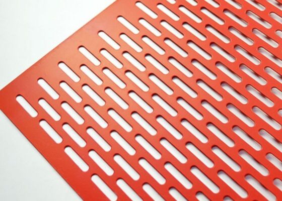 Flat sheet punched metal sheet polished powder coated galvanized thickness 0.5mm to 10mm suitable for noise control and safety applications