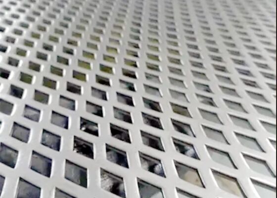 Tensilestrength 250 to 550 MPa Perforated Metal Panel Customization Upon Request and Versatile Option for Multiple Industrial Uses