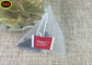 140 MM Nylon Filter Bag Pyramid Shaped Tea Bags Plain Weave Mesh White Color
