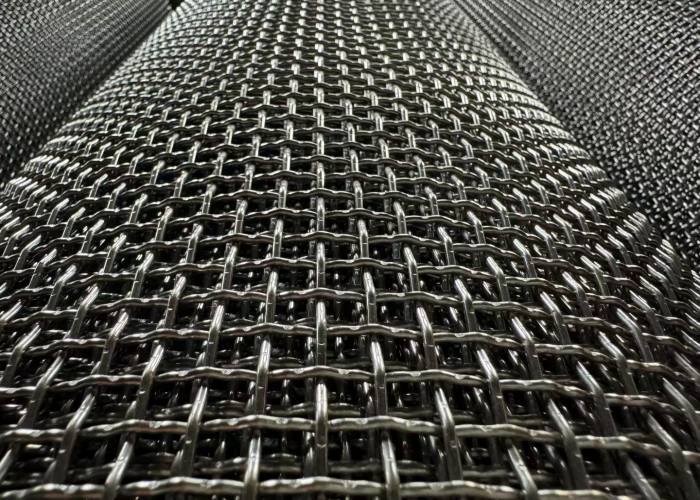 High Tensile Woven Wire Mesh Screen 2mm Opening