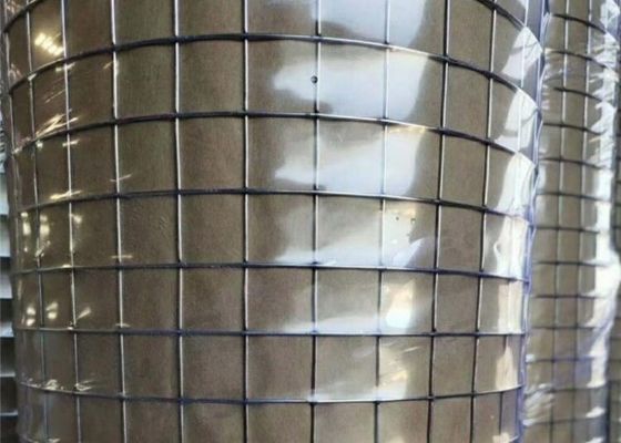 Silver Galvanized Steel Welded Mesh Rolls For Construction Work Abrasion Resistance