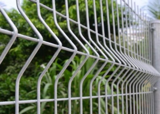 2''× 4'' Rectangle Hole 3D Curved Welded Wire Mesh Fence Weldmesh Fencing Panels