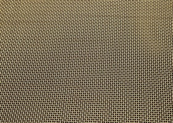 High Density Brass Woven Wire Mesh Woven Metal Mesh Fabric For Fine Filtration