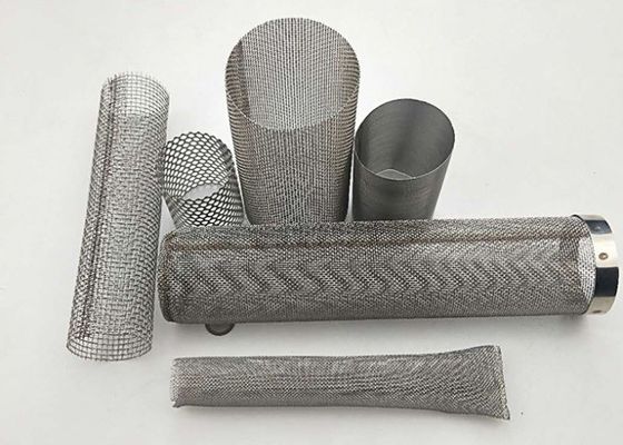 ISO14001 Food Grade Stainless Steel Wire Mesh Cylinder Filter Mesh 0.5-200microns
