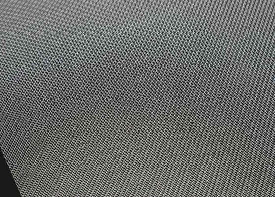 Twilled Weave Stainless Steel Filter Mesh with Mesh Count 2-600 for Industrial Filtration and Aperture 0.05mm-1.8mm