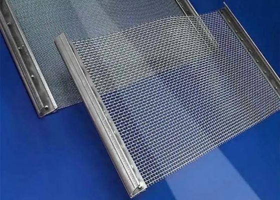Long Slot High Carbon Steel Mesh Manganese Steel And Stainless Steel Vibrating Screen Mesh For High Wear Resistance