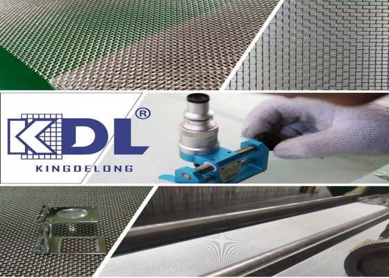 High Quality SS304 316 Stainless Steel Square Metal Woven Sieving Screen Filter Netting