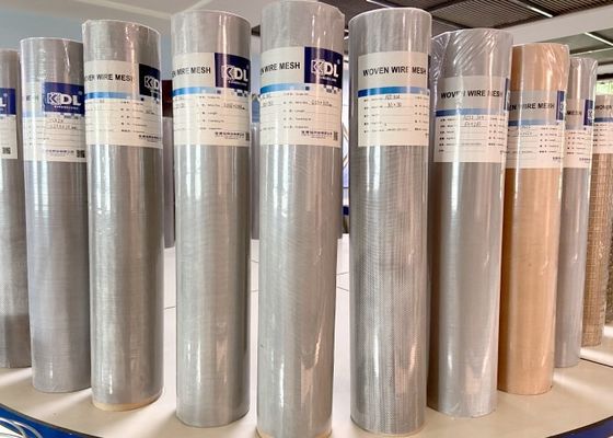 Stainless Steel Woven Wire Mesh Screen with Square and Rectangular Holes for Galvanized Industrial Filtration