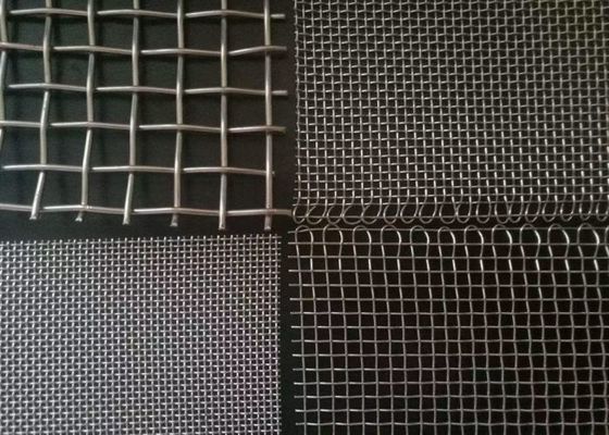 Epoxy Coated Quarry Stainless Steel Woven Screen With Selvage Edge Preparation And High Tensile Strength
