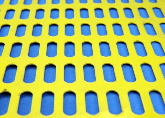 Tensilestrength 250 to 550 MPa Punched Metal Sheet with Openarea 10 to 70 Percent and Customized Plate Size Width from 50mm to 2000mm
