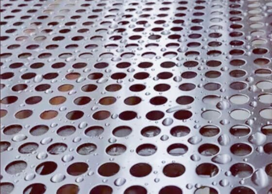 Tensilestrength 250 to 550 MPa Perforated Metal Panel Customization Upon Request and Versatile Option for Multiple Industrial Uses