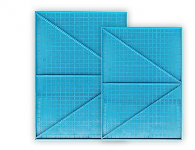 1.2×1.8m Exterior Wall Punched Metal Sheet Anti Drop Screen