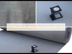 Customizable and High-Precision Woven Wire Mesh Screen for Filtering in Chemical Processing