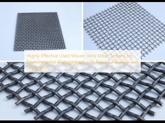 Highly Effective Used Woven Wire Mesh Screens for Environmental Management with Precise Filtration and Separation