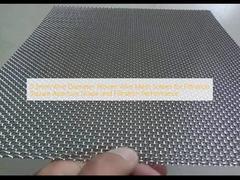 0.5mm Wire Diameter Woven Wire Mesh Screen for Filtration Square Aperture Shape and Filtration Performance