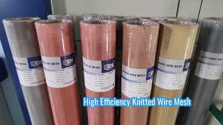 KDL High Efficiency Knitted Wire Mesh for Gas Liquid Filtration
