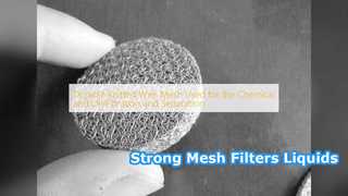 Durable Knitted Wire Mesh for Chemical Oil Filtration